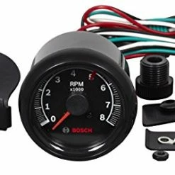 Top 10 ???? Bosch SP0F000025 Sport II 2-5/8" Tachometer (Black Dial Face, Black Bezel) ????
