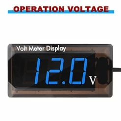 Best deal ???? 2 Pieces DC 4-28V Car Digital Voltmeter 12V Voltage Meter Car Audio Gauge LED Display 12V Meter Waterproof Voltage Gauge Meter For Car Motorcycle (Blue Light) ???? -Car Seat Covers shop 411QvbRDnAL
