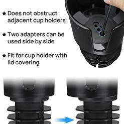 Top 10 ❤️ Upgraded Car Cup Holder Expander With Offset Base, Compatible With YETI, Hydro Flask, Large Cup Holder Expander For Car Hold 18-40 Oz Bottles And Mugs, Other Bottles In 3.4"-3.8" Black ???? 12 Top 10 ❤️ Upgraded Car Cup Holder Expander With Offset Base, Compatible With YETI, Hydro Flask, Large Cup Holder Expander For Car Hold 18-40 Oz Bottles And Mugs, Other Bottles In 3.4"-3.8" Black ???? -Car Seat Covers shop 411YSootINL