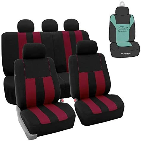 Cheap ???? Car Seat Cover Full Set Striking Striped Black Car Seat Covers With Front Seat Covers And Rear Split Bench Car Seat Cover Universal Fit Interior Accessories For Cars Trucks And SUVs ⭐ 17 Cheap ???? Car Seat Cover Full Set Striking Striped Black Car Seat Covers With Front Seat Covers And Rear Split Bench Car Seat Cover Universal Fit Interior Accessories For Cars Trucks And SUVs ⭐ - Image 15