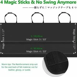 Discount ???? Car Trunk Organizer, 3rd Gen [7 Times Upgrade] Super Capacity Car Organizer, Equipped With Robust Elastic Net, Car Trunk Tidy Storage Bag With Lids, Space Saving Expert-Black ???? -Car Seat Covers shop 412GVmUxR8L