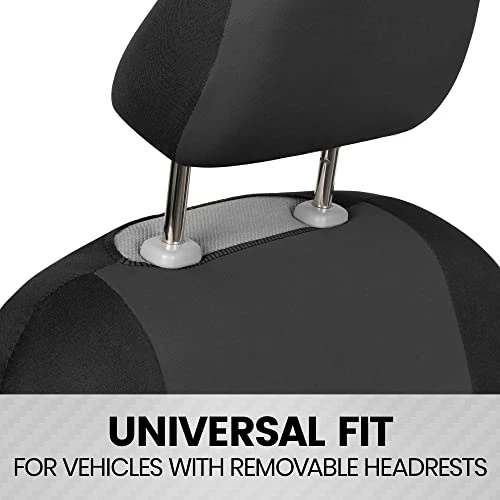 Cheapest ???? PolyPro Car Seat Covers Full Set In Charcoal On Black – Front And Rear Split Bench Car Seat Cover, Easy To Install, Interior Covers For Auto Truck Van SUV Solid Gray ✨ 4 Cheapest ???? PolyPro Car Seat Covers Full Set In Charcoal On Black – Front And Rear Split Bench Car Seat Cover, Easy To Install, Interior Covers For Auto Truck Van SUV Solid Gray ✨ - Image 3