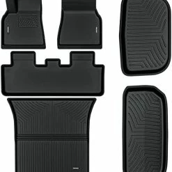 Discount ???? DRO Floor Mats Fits For Tesla Model Y 2020-2023, Custom Fit All-Weather Floor Liners Automotive Car Mats ⌛ -Car Seat Covers shop 413I6VF4PhL. AC