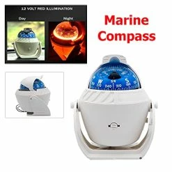 Coupon ???? Sea Marine Compass With Mount Compasses Ball Waterproof For Boat Caravan White Sea Marine Compass With Mount For Boat Caravan Truck Car Navigation Compass Boat Sea Marine ???? -Car Seat Covers shop 413Yiw6GFrS