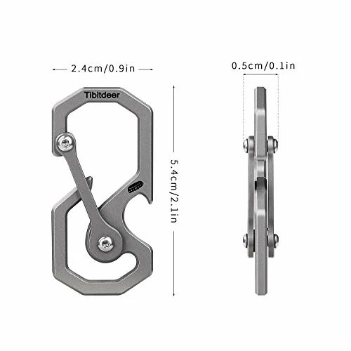 Best reviews of ???? Titanium Key Chain, Multifunctional Carabiner Keychain K1 Grey ???? 6 Best reviews of ???? Titanium Key Chain, Multifunctional Carabiner Keychain K1 Grey ???? - Image 4