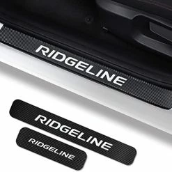 Best Pirce ???? 4Pcs Car Door Sill Protector For Honda Ridgeline Accessories Fit For Ridgeline 2005-2021, Carbon Fiber Leather Door Sill Sticker,Reflective Automotive Door Entry Guard,Decoration Door Sill Scuff Plate B-blu ???? -Car Seat Covers shop 413tLUekPXL. AC