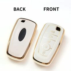 Cheap ???? CAJISU Compatible With 2018 2019 2020 2021 Ford Bronco Mustang Fusion Raptor F150 F250 Edge Explorer Expedition Lincoln Corsair Nautilus Accessories(White) ???? -Car Seat Covers shop 413zvVNgxFL