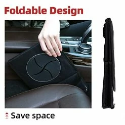 Best Pirce ???? Amgool Hanging Car Trash Can With Lid 3 Gallons Large Capacity Leakproof Bag With Storage Pockets Waterproof Black Litter Garbage Bag Foldable Organizer For Automotive Home Camping ✨ -Car Seat Covers shop 4157qimQOEL