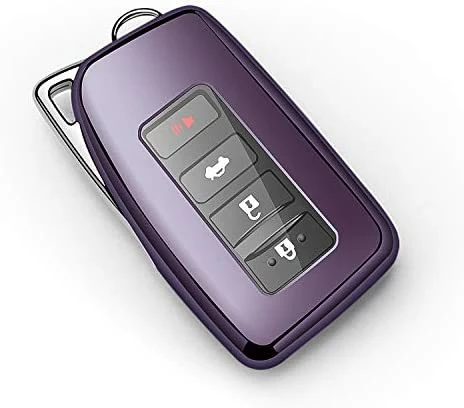 Budget ???? For Lexus Key Fob Cover Premium Soft TPU Full Protection Key Shell Key Case Compatible With Lexus ES Is GS NX LS RX RC 300h 350 200t 250 300 F 450h 460 600h Smart Key Fob Remote Key-Silver ⌛ 6 Budget ???? For Lexus Key Fob Cover Premium Soft TPU Full Protection Key Shell Key Case Compatible With Lexus ES Is GS NX LS RX RC 300h 350 200t 250 300 F 450h 460 600h Smart Key Fob Remote Key-Silver ⌛ - Image 4