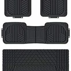 New ???? 3-Piece All-Weather Protection Heavy Duty Rubber Floor Mats For Cars, SUVs, And Trucks,Black, Trim To Fit ✨ 20 New ???? 3-Piece All-Weather Protection Heavy Duty Rubber Floor Mats For Cars, SUVs, And Trucks,Black, Trim To Fit ✨ -Car Seat Covers shop 415QUAJ13L. AC