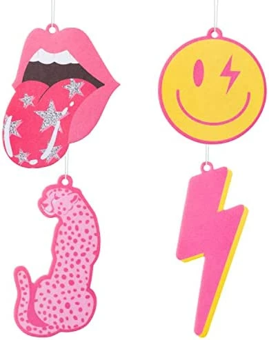 Best reviews of ⭐ 4Pcs Pink Preppy Boho Car Air Freshener Hanging Lip Lightning Bolt Leopard Face Car Diffuser Ornaments Refresh Air Fragrant Car Interior With Essential Oils Gift Set For Car Accessories Decor ✔️ 6 Best reviews of ⭐ 4Pcs Pink Preppy Boho Car Air Freshener Hanging Lip Lightning Bolt Leopard Face Car Diffuser Ornaments Refresh Air Fragrant Car Interior With Essential Oils Gift Set For Car Accessories Decor ✔️ - Image 4