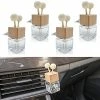 Budget ???? 4PCS Car Air Vent Decoration Clip, Car Vent Accessories 8ml Clear Glass Empty For Perfume Essential Diffuser Bottle,Only Bottle,No Fluid, Car Air Vent Decoration, Car Interior Accessories ???? -Car Seat Covers shop 4167Bs2uV7L