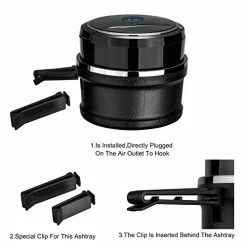 Budget ???? Car Ashtray With Lid Easy Clean Up Detachable Auto Ashtray LED For Most Car/ Air Vent Cup Holder Home Office ???? 13 Budget ???? Car Ashtray With Lid Easy Clean Up Detachable Auto Ashtray LED For Most Car/ Air Vent Cup Holder Home Office ???? -Car Seat Covers shop 416Aa83zaKL