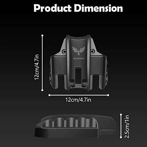 Best Sale ???? Gun Magnet Mount Holster Pro- 15Lbs Magnetic Pistol Holder For Indoor& Outdoor Quick Load And Draw - Tactics Firearm Accessories Concealed In Cabinet, Vehicle, Truck, Cashier, Table, Car ???? 4 Best Sale ???? Gun Magnet Mount Holster Pro- 15Lbs Magnetic Pistol Holder For Indoor& Outdoor Quick Load And Draw - Tactics Firearm Accessories Concealed In Cabinet, Vehicle, Truck, Cashier, Table, Car ???? - Image 2