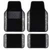 Best Pirce ???? Hining Rhinestones Carpet, Bling Crystal Diamond Sparkly Glitter Car Floor Mats With Anti-Slip PVC Heel Pad Automotive Universal For SUV,Sedan,Car,Van,4pcs For Girl ???? Women (Black Silver) ⌛ 2 Best Pirce ???? Hining Rhinestones Carpet, Bling Crystal Diamond Sparkly Glitter Car Floor Mats With Anti-Slip PVC Heel Pad Automotive Universal For SUV,Sedan,Car,Van,4pcs For Girl ???? Women (Black Silver) ⌛ -Car Seat Covers shop 416gV4gziAL