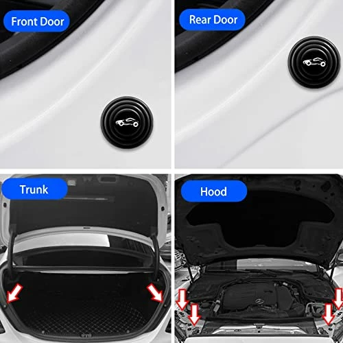 Outlet ???? Lwsengme Car Door Shock Absorber, 30PCS Car Door Soundproof Stickers, Door Edge Guard Bumper Cushion Car Door Shock Absorbing PVC ???? 7 Outlet ???? Lwsengme Car Door Shock Absorber, 30PCS Car Door Soundproof Stickers, Door Edge Guard Bumper Cushion Car Door Shock Absorbing PVC ???? - Image 5