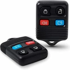 Cheap ???? Big Autoparts Key Fob 4 Button Keyless Entry Remote Control Key Fob Fit For Ford Focus Explorer Mercury Lincoln Mazda Tribute,2 Pack Black ✔️ -Car Seat Covers shop 417J 3Dyq8S. AC
