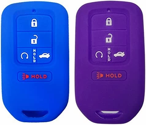 Discount ???? 2Pcs Coolbestda Silicone Full Protective Key Fob Remote Cover Case Skin Jacket For 2017 2018 2019 2020 2021 Honda Civic Accord Pilot CR-V 5 Buttons Smart Key A2C81642600 Black Grey ???? 11 Discount ???? 2Pcs Coolbestda Silicone Full Protective Key Fob Remote Cover Case Skin Jacket For 2017 2018 2019 2020 2021 Honda Civic Accord Pilot CR-V 5 Buttons Smart Key A2C81642600 Black Grey ???? - Image 9