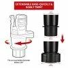 Cheapest ???? 2 In 1 Multifunctional Car Cup Holder Expander Adapter With Adjustable Base,All Purpose Car Cup Holder And Organizer For Snack Bottles Cups Drinks… Black-1 ❤️