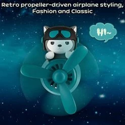 Brand new ✔️ Bear Pilot Car Air Freshener Cute Car Diffuser Rotating Propeller Air Outlet Vent Fresheners Aromatherapy Ornament Car Accessories Automotive Air Fresheners For Cars (Vivid Style) ⭐ 9 Brand new ✔️ Bear Pilot Car Air Freshener Cute Car Diffuser Rotating Propeller Air Outlet Vent Fresheners Aromatherapy Ornament Car Accessories Automotive Air Fresheners For Cars (Vivid Style) ⭐ -Car Seat Covers shop 418jCi4degL