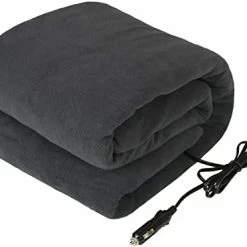 New ???? Heated Car Blanket, 12-Volt Electric Blanket For Car, Truck, SUV, RV, Portable Heated Throw For Camping, Grey Buffalo Plaid, 59" X 43” ???? -Car Seat Covers shop 419 5cz2olL. AC