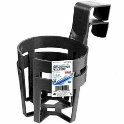 Flash Sale ???? 92200 Large Plastic Cup Holders, Black, Pack Of 2 ????