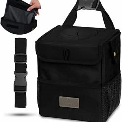 Best reviews of ???? Car Trash Can With Lid And Detachable Lining | Waterproof, Foldable, Console Or Seat Hanging (2 Gal, Beige) ???? -Car Seat Covers shop 41AUOsXZR L. AC