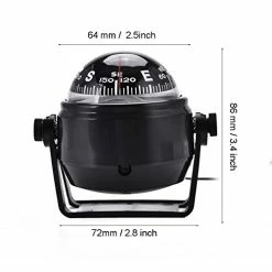 Best reviews of ???? Dash Compass, Car Mount Compass Black Electronic Vehicle Compass Declination Adjustable Military Marine Ball Night Vision Dashboard Compass Marine Compass For Boats ???? -Car Seat Covers shop 41AivluVO0L
