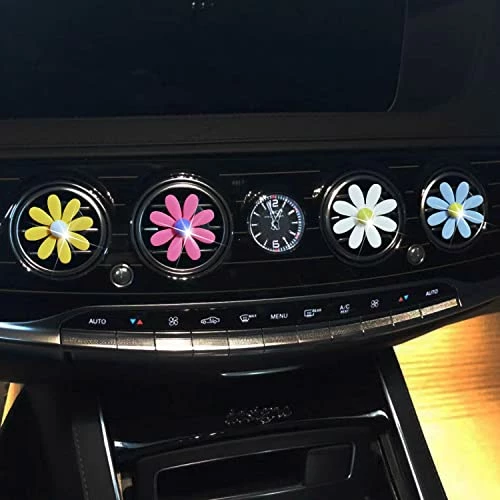 Cheapest ✔️ 4Pcs Cute Daisies Car Clip, Flowers Car Air Fresheners Vent Clips Charm Air Vent Accessories Cute Car Decor Automotive Interior Trim Car Decorations For ???? Girls & ???? Women ???? 4 Cheapest ✔️ 4Pcs Cute Daisies Car Clip, Flowers Car Air Fresheners Vent Clips Charm Air Vent Accessories Cute Car Decor Automotive Interior Trim Car Decorations For ???? Girls & ???? Women ???? - Image 2
