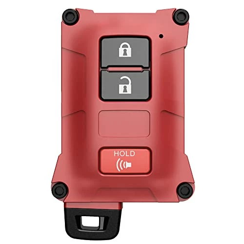 Deals ⌛ Tacoma Accessories 2016-2022 3rd Gen Tacoma - Key Fob Case Upgrade Mod - Compatible With Toyota Tacoma 4Runner Tundra (Red, Black Screws) ✨ 6 Deals ⌛ Tacoma Accessories 2016-2022 3rd Gen Tacoma - Key Fob Case Upgrade Mod - Compatible With Toyota Tacoma 4Runner Tundra (Red, Black Screws) ✨ - Image 4