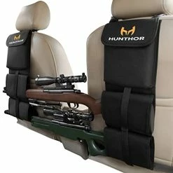 Brand new ⌛ Hunthor Truck Gun Rack (A Pair), 900D Sturdy Seat Back Gun Rack, Adjustable Truck Gun Storage, Automotive Gun Racks Rifle Holder For Jeep ✔️