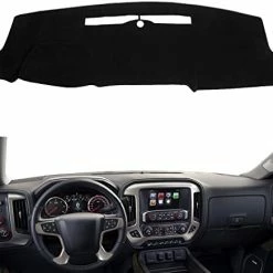Cheap ???? Dash Cover Custom Fit For Chevy Chevrolet Silverado 1500 LT/WT 2007-2013 2500 HD / 3500 HD 2007-2013, GMC Sierra 2007-2013 .Dashboard Cover Pad Carpet (08-13, Black) Y74 ???? -Car Seat Covers shop 41B301hT1KL. AC