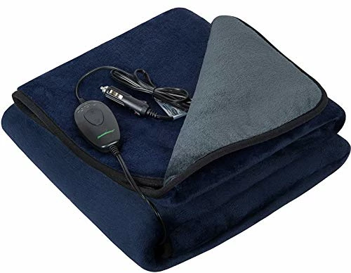Top 10 ???? IHealthComfort 12Volt Washable Electric Heated Travel Blanket With Intelligent Hi/M/Lo Temp 30/45/60 Mins Auto-Off Timer Multi-Functional Controller(55.1"x39.4")(Navy Blue And Grey) ???? 3 Top 10 ???? IHealthComfort 12Volt Washable Electric Heated Travel Blanket With Intelligent Hi/M/Lo Temp 30/45/60 Mins Auto-Off Timer Multi-Functional Controller(55.1"x39.4")(Navy Blue And Grey) ????