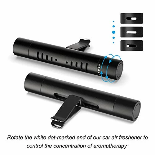 Hot Sale ???? 2 Packs Custom Car Vent Clip Cylindrical Essential Oil Car Diffuser Vent Clip With 12 Refill Sticks For Car, Office, Kitchen, Bathroom, Pet Houses 2pcs Black ???? 6 Hot Sale ???? 2 Packs Custom Car Vent Clip Cylindrical Essential Oil Car Diffuser Vent Clip With 12 Refill Sticks For Car, Office, Kitchen, Bathroom, Pet Houses 2pcs Black ???? - Image 4