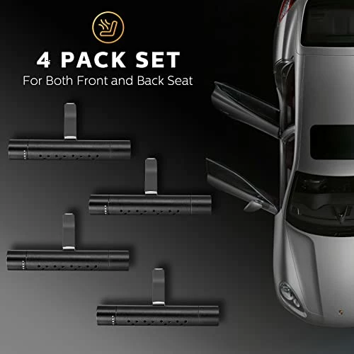Cheap ✨ 4 Pieces Car Vent Clip Cylindrical Essential Oil Car Diffuser Vent Clip With 20 Refill Sticks For Automotive Car Home Office Bedroom Fragrance Deco ???? 5 Cheap ✨ 4 Pieces Car Vent Clip Cylindrical Essential Oil Car Diffuser Vent Clip With 20 Refill Sticks For Automotive Car Home Office Bedroom Fragrance Deco ???? - Image 3