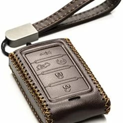 Coupon ???? Vitodeco Genuine Leather Smart Key Fob Case Compatible With Jeep Wagoneer, Jeep Grand Wagoneer, Jeep Grand Cherokee 2022 (5-Button, Black) ???? -Car Seat Covers shop 41ByOFWd9L. AC
