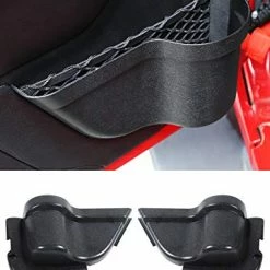 Deals ???? Savadicar DP3 Front Door Storage Pockets, Door Side Insert Organizer Box For 2011-2018 Jeep Wrangler JK JKU 2/4 Door, Interior Storage Expansion Accessories, Black, 2PCS (Latest Upgraded Version) ????