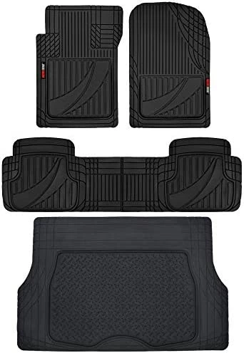 Hot Sale ✨ FlexTough Advanced Performance Liners - 4pc HD Rubber Floor Mats & Cargo Liner For Car SUV Auto 03-gray ❤️ 8 Hot Sale ✨ FlexTough Advanced Performance Liners - 4pc HD Rubber Floor Mats & Cargo Liner For Car SUV Auto 03-gray ❤️ - Image 6