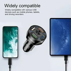 Wholesale ⌛ Car Charger Adapter, 4 Ports USB Fast Car Charger QC3.0, Quick Car Phone Charger With LED Light Display, Compatible With IPhone 12 Pro Max/11 Pro/XS/XR, Galaxy S20 Ultra And More (Black) ❤️ -Car Seat Covers shop 41DKGE1Vg6L