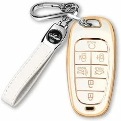 Budget ???? For Hyundai Key Fob Cover Fit For 7 Buttons 2021 2020 2019 Hyundai Sonata Nexo 2022 Hyundai Tucson TPU Key Fob Case Protector Green ???? -Car Seat Covers shop 41DMdZlMLML. AC
