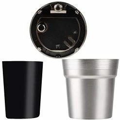 Best reviews of ???? Car Ashtray With Lid, Portable Car Cigarette Ashtray With Blue LED Light Car Cup Holder (Silver) ???? -Car Seat Covers shop 41DTEfm67TL