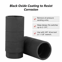 Coupon ???? ITaimay Oil Pressure Sensor Switch Socket For Size 1-1/16 Inch 27mm Socket Switch 2-1/4 Inch Deep Gm Chrys ，Use With 3/8" Dr. Ratchet Or 1-1/8" ???? Wrench ???? -Car Seat Covers shop 41DX0OnVHML