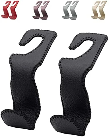 Cheap ✔️ Headrest Hooks For Car, Leather Car Purse Hooks Hanger Holder Hook For Hanging Purses And Bags And ???? Coats, 2Pack Black ???? 9 Cheap ✔️ Headrest Hooks For Car, Leather Car Purse Hooks Hanger Holder Hook For Hanging Purses And Bags And ???? Coats, 2Pack Black ???? - Image 7