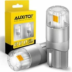 Flash Sale ⭐ 194 LED Bulbs White, Super Bright Unique 1:1 Design, License Plate Light 168 2825 W5W T10 Error Free Car Bulbs For Dome Map Door Courtesy Glove Box Trunk Light (Pack Of 2) ???? -Car Seat Covers shop 41EJLR wIzL. AC