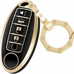 Best deal ???? For Nissan Key Fob Cover Car Key Case Shell With Keychain Fit Nissan Altima Maxima Murano Rogue Sentra 370z Pathfinder 5-blue ⌛