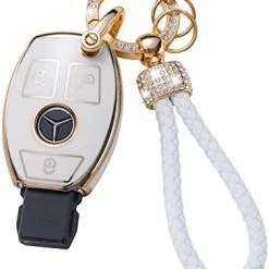 Cheapest ???? Gematay For Toyota Key Fob Cover With Lanyard, Car Key Case Protection For 2018-2022 Camry RAV4 Highlander Avalon C-HR Prius Corolla GT86 Smart Key Holder For Chevy B 4 Button ???? -Car Seat Covers shop 41Egl1SZciL. AC