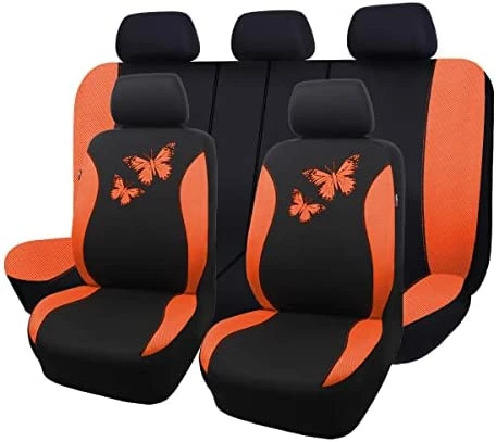 Cheap ???? Utterfly Car Seat Covers Ful Set Fashion Universal Lady ???? Woman Female Rear Bench Split Colorized (Full Set, Red) ???? 10 Cheap ???? Utterfly Car Seat Covers Ful Set Fashion Universal Lady ???? Woman Female Rear Bench Split Colorized (Full Set, Red) ???? - Image 8