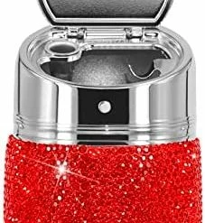 Wholesale ???? Portable Auto Car Cigarette Ashtray Ash Bling Crystal Smokeless Stand Cylinder Cup Holders,Silver ✨ 25 Wholesale ???? Portable Auto Car Cigarette Ashtray Ash Bling Crystal Smokeless Stand Cylinder Cup Holders,Silver ✨ -Car Seat Covers shop 41FI9A9sx5L. AC