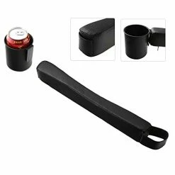 Wholesale ✔️ Supin 2 Prices Car Seat Gap Filler Pad PU Leather Console Side Pocket Organizer And One Cup For Cellphone Wallet Coin Key (Black) ???? -Car Seat Covers shop 41FSrLm4OJL