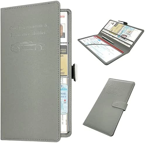 Cheapest ???? Car Registration And Insurance Holder, Leather Glove Box Organizer Cool Car Accessories, Car Document Holder For Cards, Driver's License And Essential Document, Black Glitte ???? 13 Cheapest ???? Car Registration And Insurance Holder, Leather Glove Box Organizer Cool Car Accessories, Car Document Holder For Cards, Driver's License And Essential Document, Black Glitte ???? - Image 11